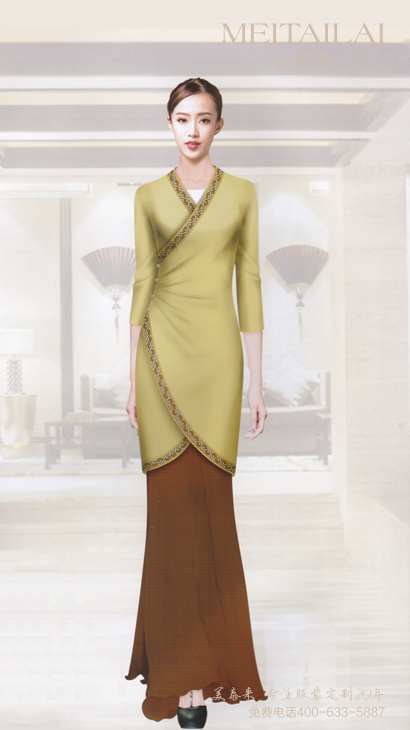 自贡中式风酒店服装制作