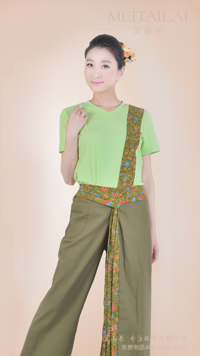 自贡东南亚风情酒店服装定做